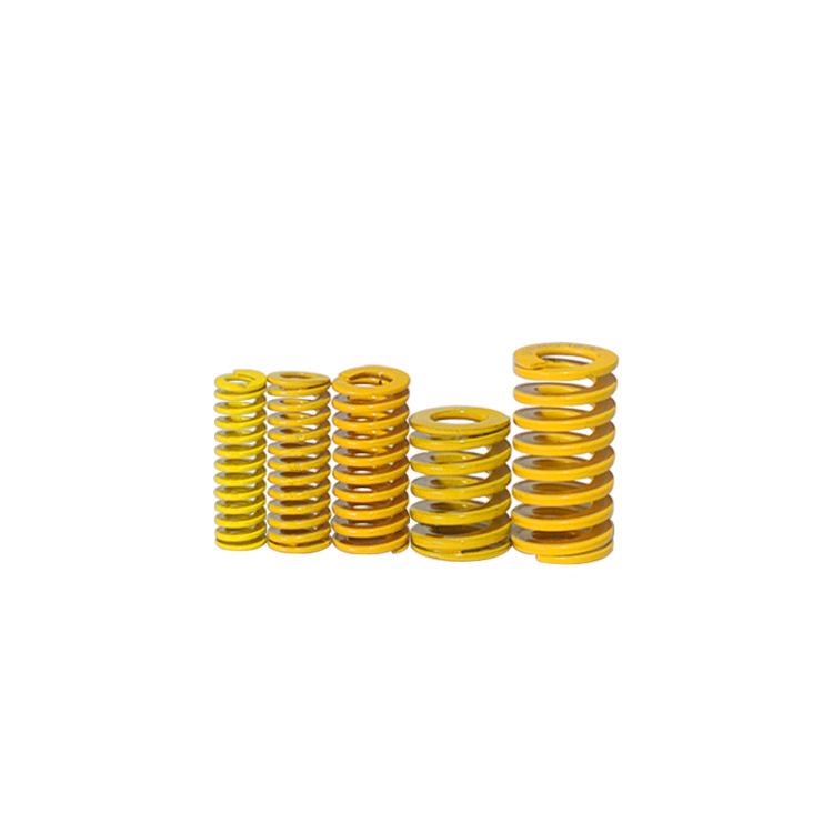 LINK CNC High-Strength Heat-Resistant Alloy Steel Yellow Mold Compression Spring, 6mm-27mm