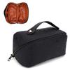 PU Cosmetic Bag Multifunctional Rhombic Lattice Large Capacity for Female Travel