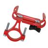 Fahrrad Handyhalterung Outdoor Fahren Lenker Fahrrad Aluminiumlegierung Handyhalter für NavigationRot
