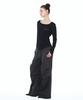 AEGO FREEDOM LAB Double Tuck Nylon Pants_Charcoal