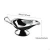 10oz Stainless Steel Sauce Boat for Gravy And Dressings with Handle