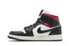 Women's Sneakers Jordan 1 Mid Gym Red Panda (Women's) Black/Gym Red-Sail