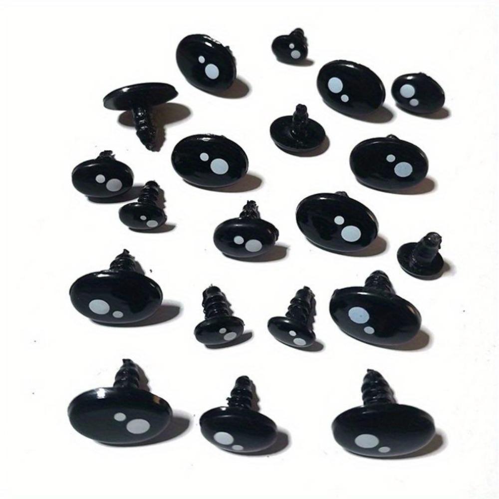 100Pcs/box Doll Eyes Cartoon Safety Eyes Nose Dolls Toys for Bear Stuffed Toys Animal Puppet Dolls Craft