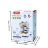 Wooden Pretend Play Kitchen Set for Kids - Simulated Coffee Machine and Afternoon Tea Role-Playing Accessories