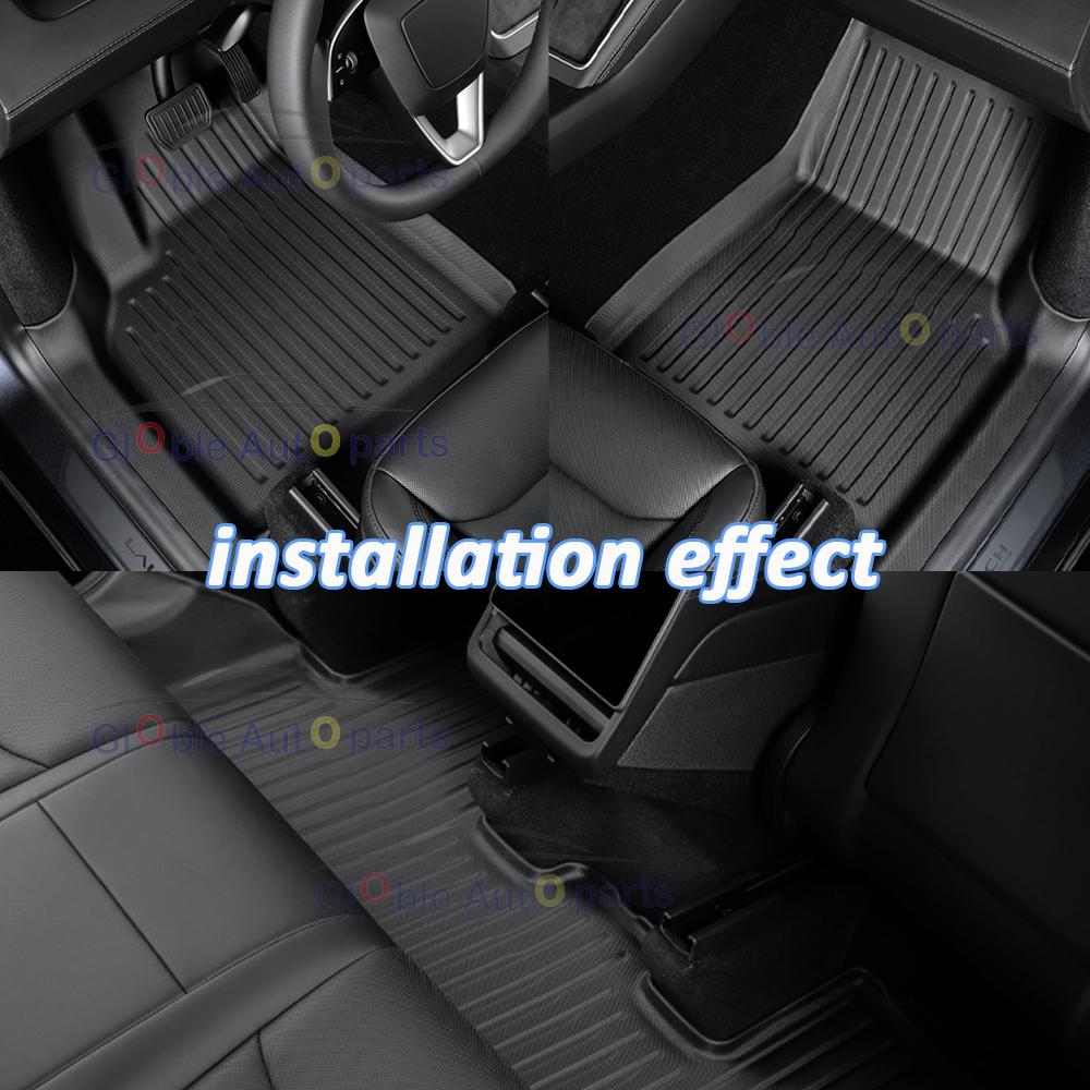 Tappetini per Tesla Model Y Juniper 2025-2026 Premium/Performance Rivestimento Pavimento in TPE & Accessori Copri Soglia Porta Completo