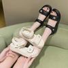 Fashion 2024 Sandals Women Heels Sandals with Wedges Shoes for Women Platform Sandals Summer Slippers  Elegant Summer Shoes