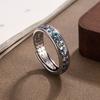 Xiaomi BF CLUB 925 Sterling Rings for Women Simple Geometric Handmade Irregular Retro Retro Butterfly Ring Allergy For Birthday Gift