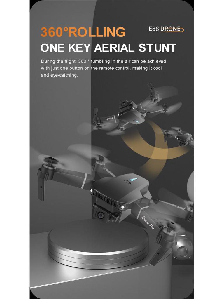 E88 Cross-Border Drone: Aerial Photography Remote Control Toy for Kids, E525 Model, Popular On TikTok and Kuaishou Live.