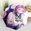 1 Stück Outdoor-Regenschirm mit Dämonenjäger-Charakteren, Automatisches Öffnen/Schließen, Tragbares 3-fach faltbares Design, 8-Speichen-Eisenrahmen - Perfektes Geschenk für Fans,