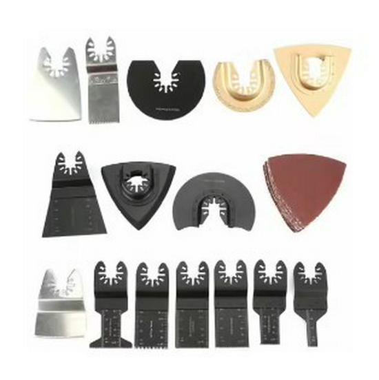 Multitool Electric Saw Blade Set for Woodworking and Metal Cutting