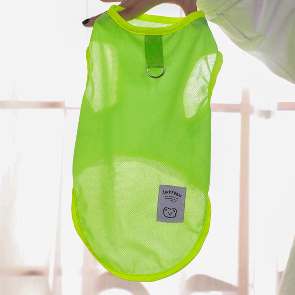 M-2XL Summer Pet Cat Vest Pet Puppy Dog Clothes Breathable with Traction Buckle for Small Dogs Teddy Dog Vest Pet Clothing