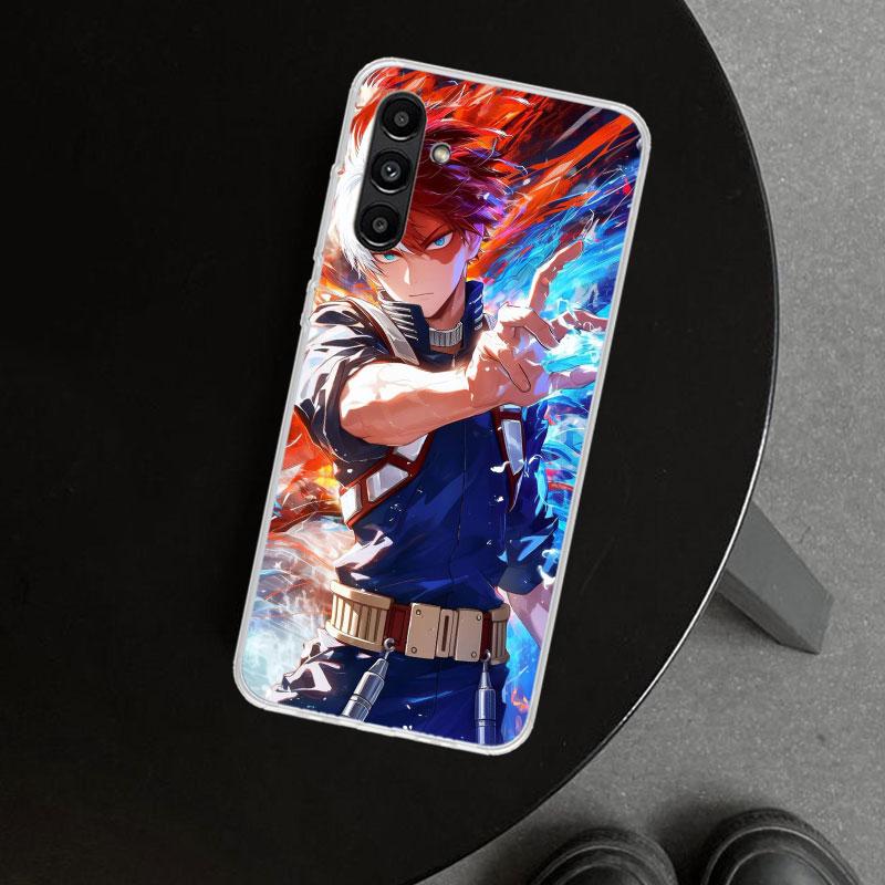Todoroki Shoto MHA My Hero Phone Case Cover for Samsung Galaxy A17 A16 A26 A36 A56 A57 A37 A15 A25 A35 A55 A14 A24 A34 A54 A13 A