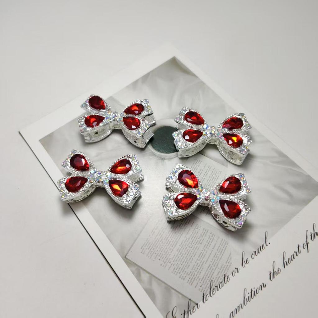 Versatile Rhinestone Bow Tie & Pen Butterfly Jewelry Accessory
