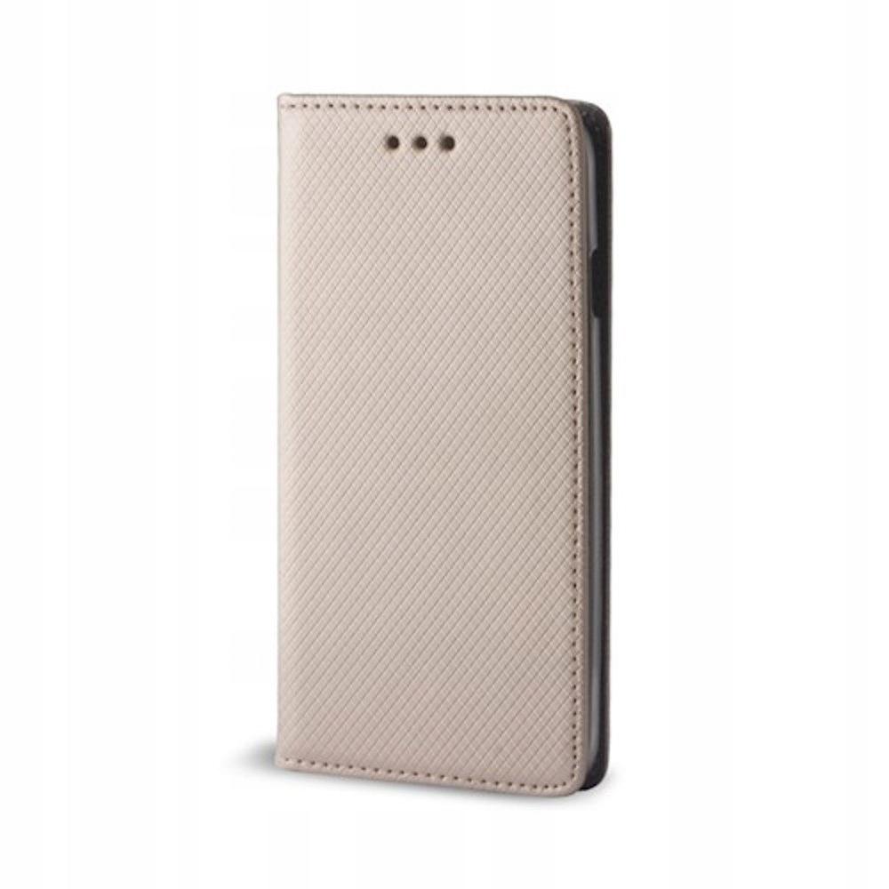 Case for Samsung Galaxy A35 5G SMART MAGNET BOOK CASE GOLD + Glass