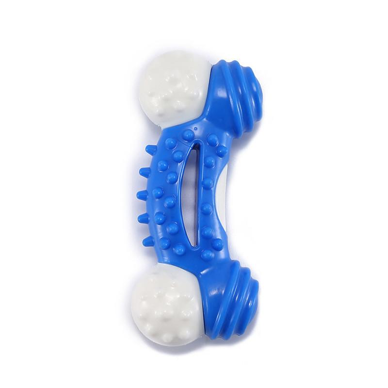 

Pet Chew Toy Nylon Biting Stick With Teeth Cleaning For Active Dogs Blue Chew