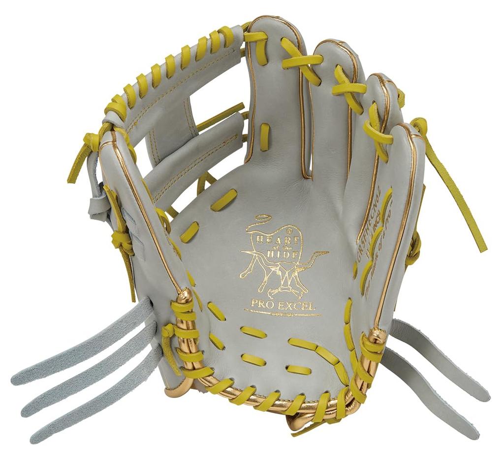 Rawlings PRO EXCEL GR5FHECN62 Lanzamiento de Béisbol HOH® –Paleta de Colores- Guante, Sóftbol, Jugador de Cuadro, Gris, 11.25 pulgadas, Diestro