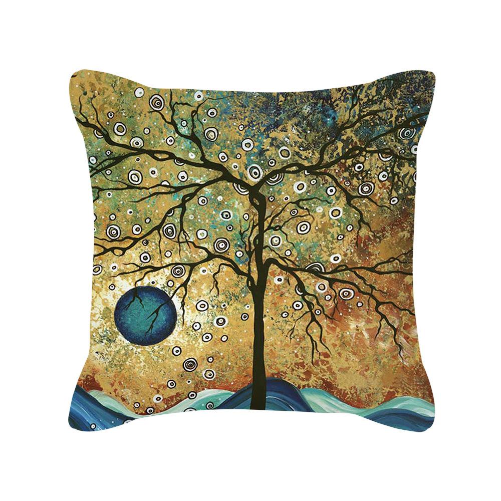 

Скандинавский Инс Простой Стиль Наволочка Ван Гог Масляная Живопись Акварельный Принт Наволочка Новый Дом 45 * 45cm