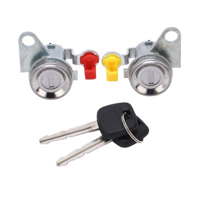 1 Pair Car Door Lock Cylinder with Keys 69052 12360 Rust Proof Replacement For COROLLA AE110 1996‑2002