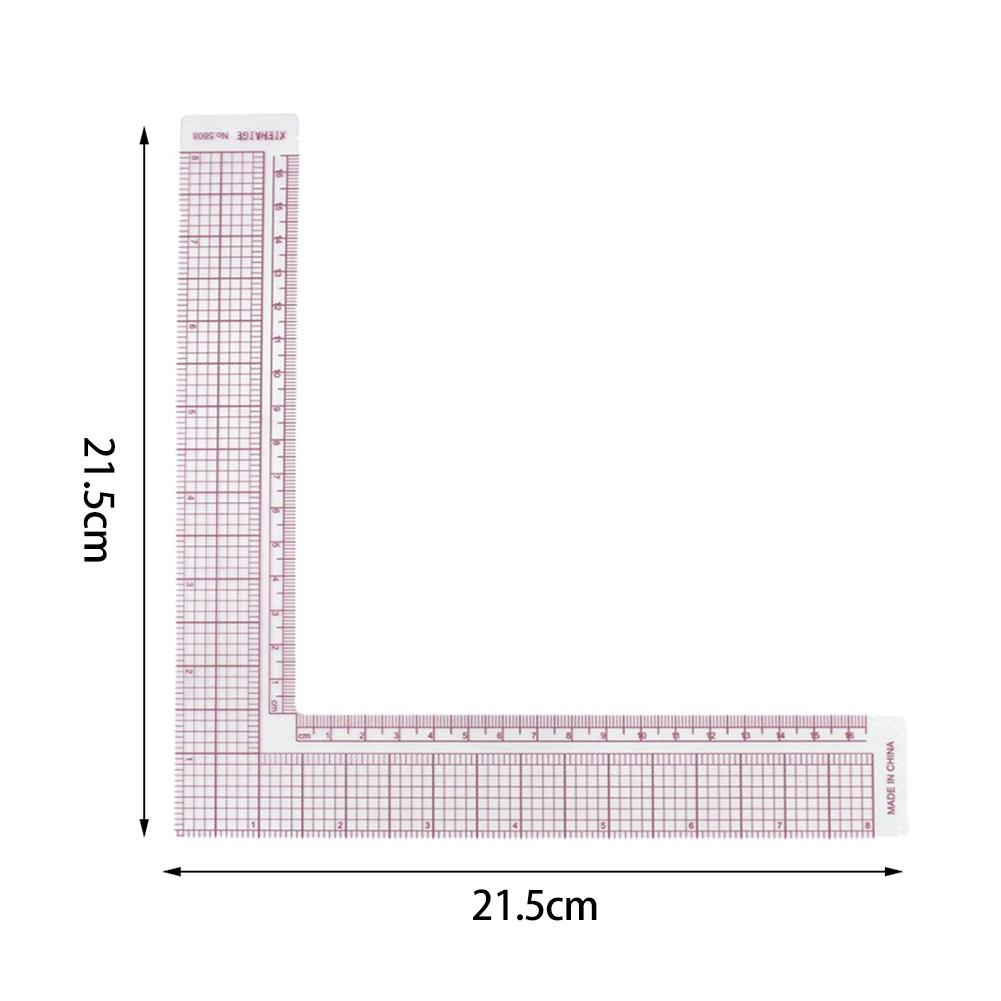Швейная линейка Пластиковая Прозрачная Многофункциональная Французская кривая Линейка для изготовления лекал одежды Режущая линейка Линейка для кривизны рукава Измерение