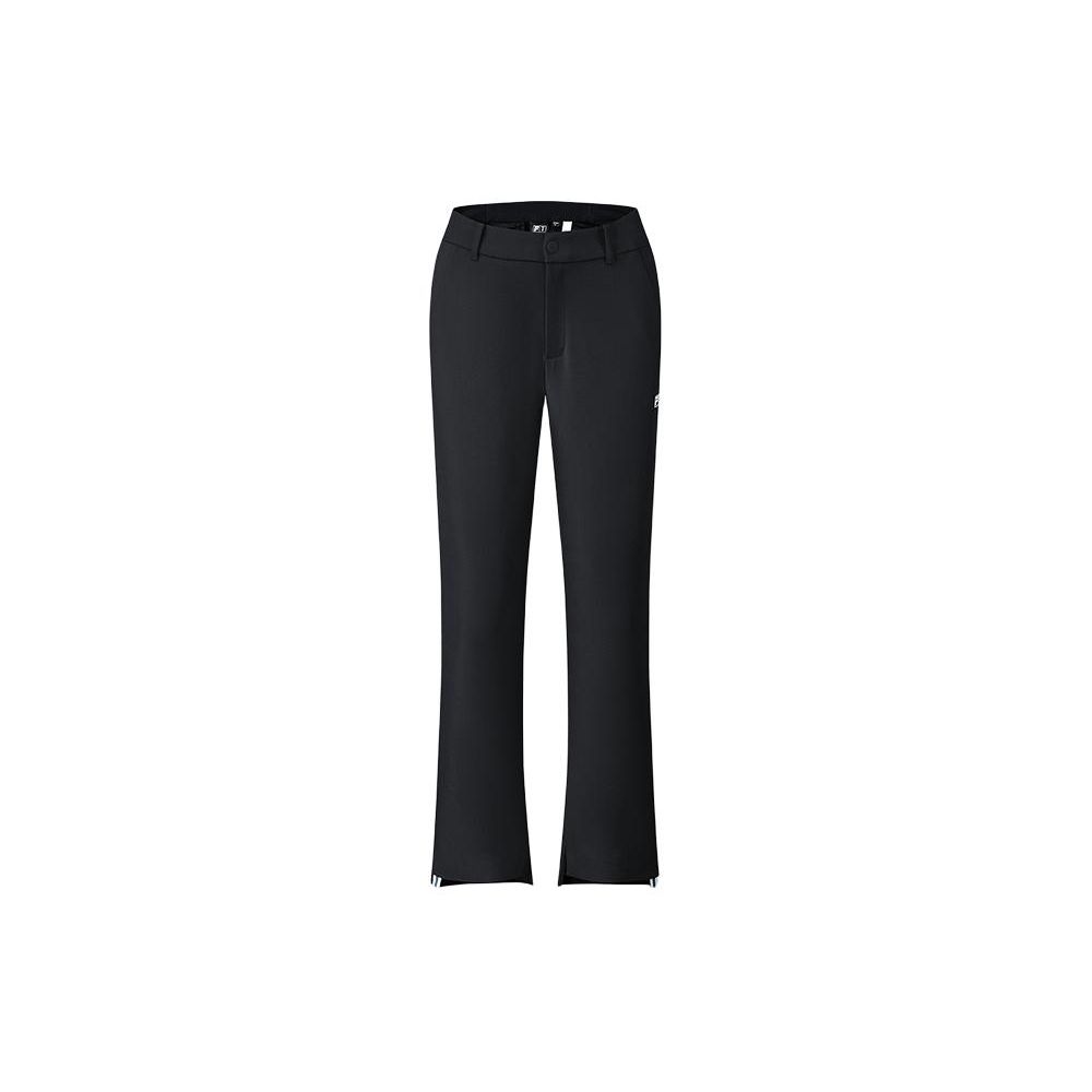 FILA Golf Series Solid Straight Leg Golf Woven Casual Pants Women bottoms Deep-Black A11W415801F-BK S