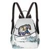 National Style Embroidered Double Shoulder Bag - Vintage and Artistic Women's Backpack for Light Travel and Carrying Books