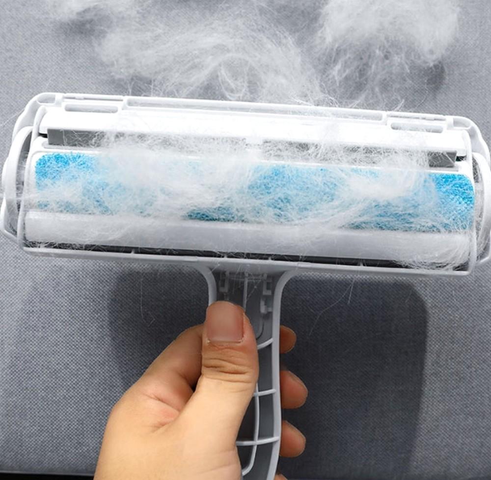 Hot Selling Small Portable Plastic Pet Hair Remover Roller Easy Clean Grooming Brushes for Dogs and Cats