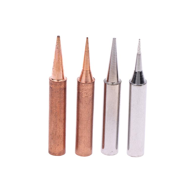 5Pcs Solder Iron Tips Set Welding Equipment Accessories Lead-Free Pure Copper 900M-T-B For Soldering Station