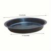 PB210 4Pcs 21cm Flower Pot Bottom Water Storage Round Tray Plastic Movable Potted Plant Base