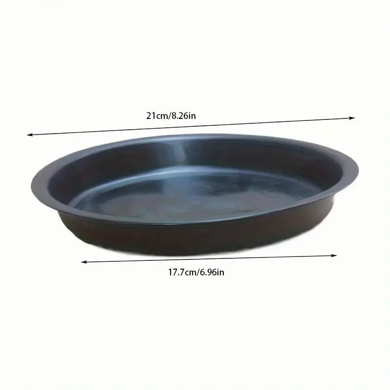 PB210 4Pcs 21cm Flower Pot Bottom Water Storage Round Tray Plastic Movable Potted Plant Base