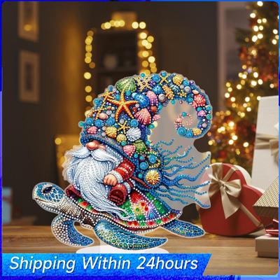 Acrylic Special Shaped Cartoon Goblin Diamond Painting Tabletop Ornaments Kit Diamond Painting Desktop Ornaments Kit for Bedroom