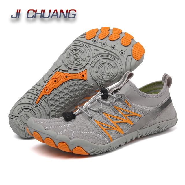 Summer Five Fingers Water Shoes Women's Aqua Shoes Summer Breathable Beach Sandals Quick Drying Water Shoes Men Anti Slip Surf