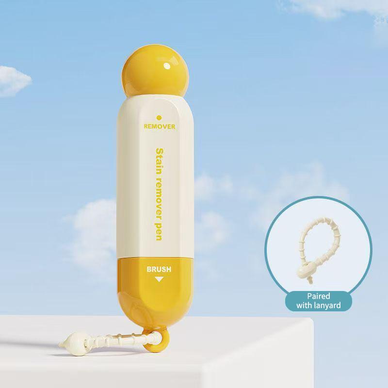Portable Stain Remover Pen Double Ended Cleaning Brush Quick Action for Clothing Jeans Uniforms Home and Journey