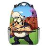 Classic Kpop Youthful School Bags Unisex Cool Pizza Tower Travel Bags 3D Print Oxford Waterproof Notebook Shoulder Backpacks