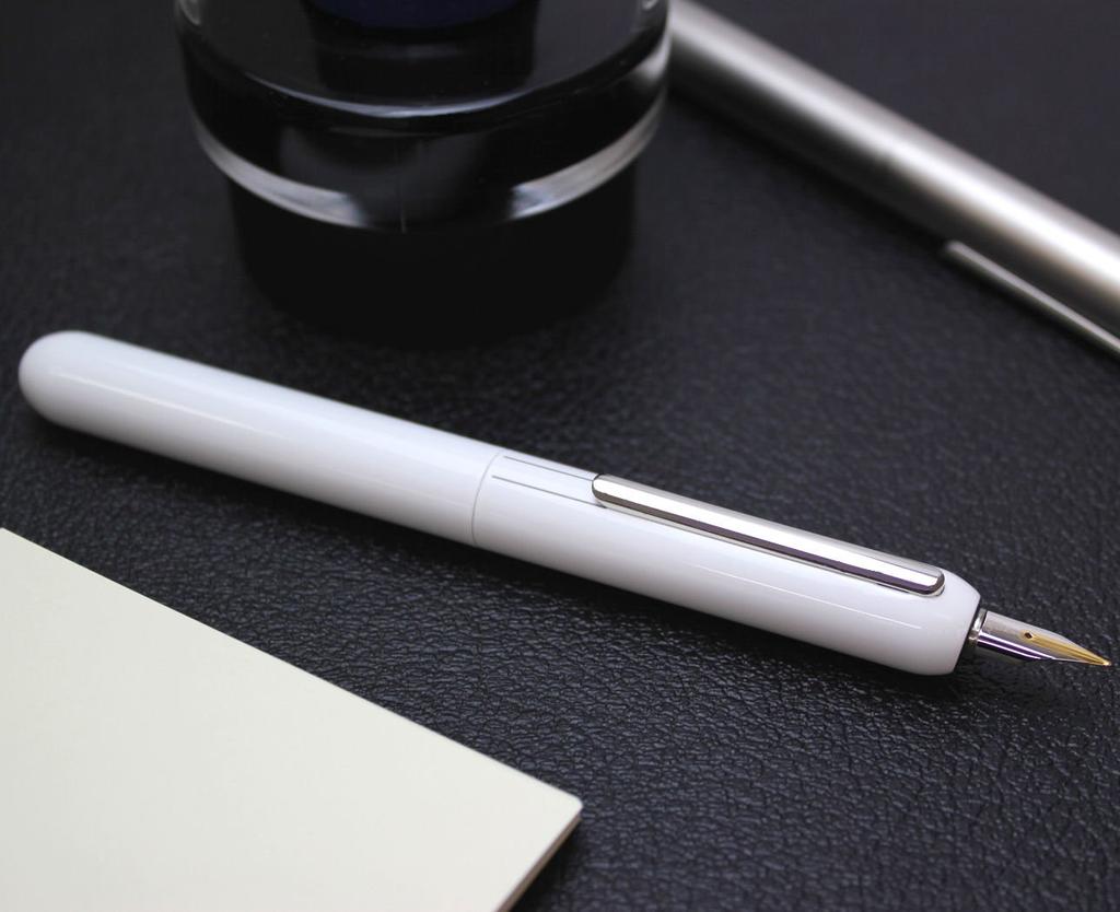 LAMY Fountain Pen Nib F Piano White Dialogue 3 Regular Imported Product (Fine Point) L74PWT-F Dual-use