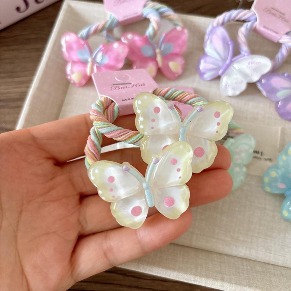 10Pcs Cute Elastic Rubber Band Sweet Hair Rope Luxury Princess Headwear Hair Accessories