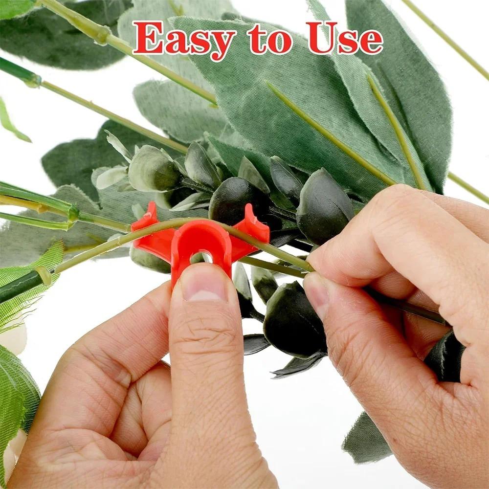 10-100 PZ 90 Gradi Piegatubi per Piante Riutilizzabili Allenatore di Crescita Piante Clip per Allenamento a Basso Stress Piegastelo Pianta Accessori di Controllo