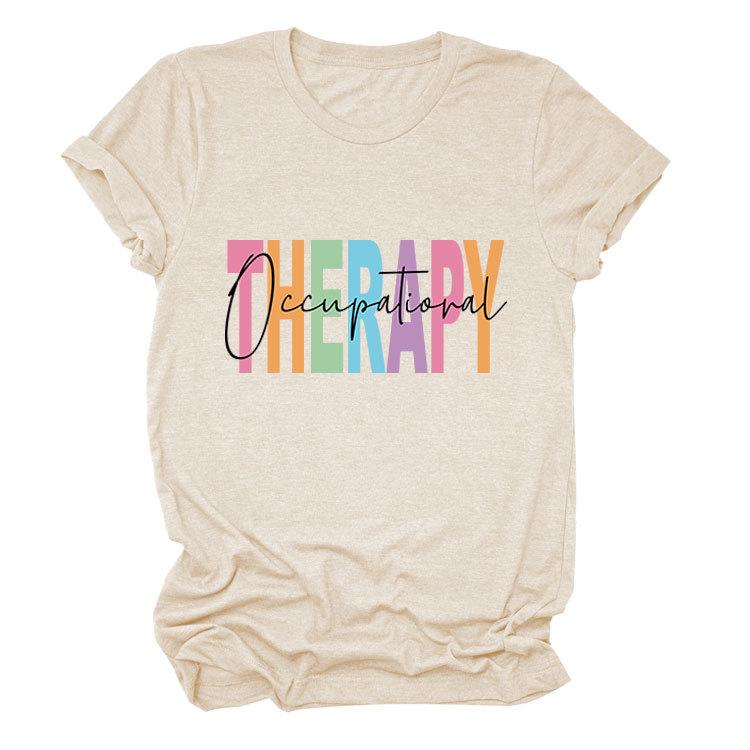 eBay Casual Comfort Short Sleeve T-Shirt THERAPY Summer Comfort Crew Neck Women s Top Spot S