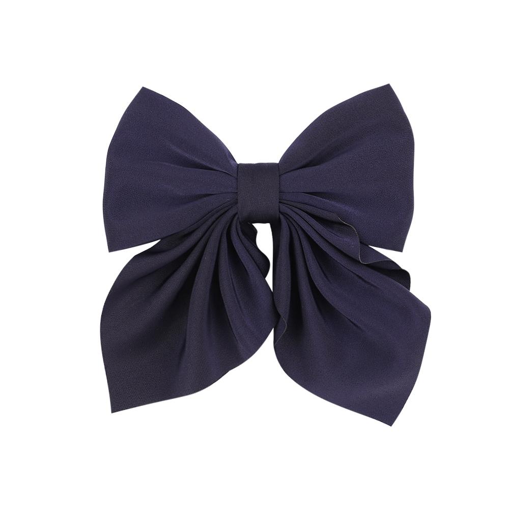 1Piece Big Hair Bow Ties Hair Clips Satin Two Layer Butterfly Bow For Girls Bowknot Hairpin Trendy Hairpin Hair Accessories