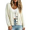 Women's Knit Open Front Cardigan Sweater for Fall and Winter Casual Wear