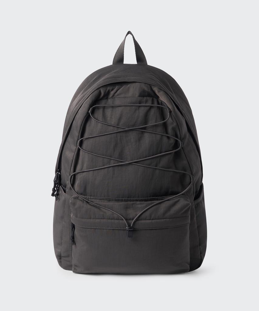 Musinsa Standard Aged Nylon String Backpack [Gunmetal]