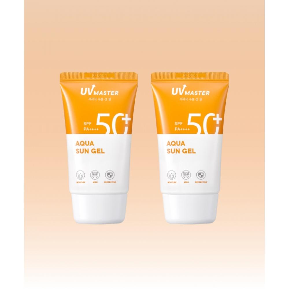 Tonymoly [2 Pack] Uv Master Aqua Sun Gel 50ml FREE