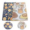 Golf Balls Cleaning Towel with Carabiner Hook Water-Absorption Wipe Cloth Golf Club Head Wipe Cloth Cleaner for Golf Bag