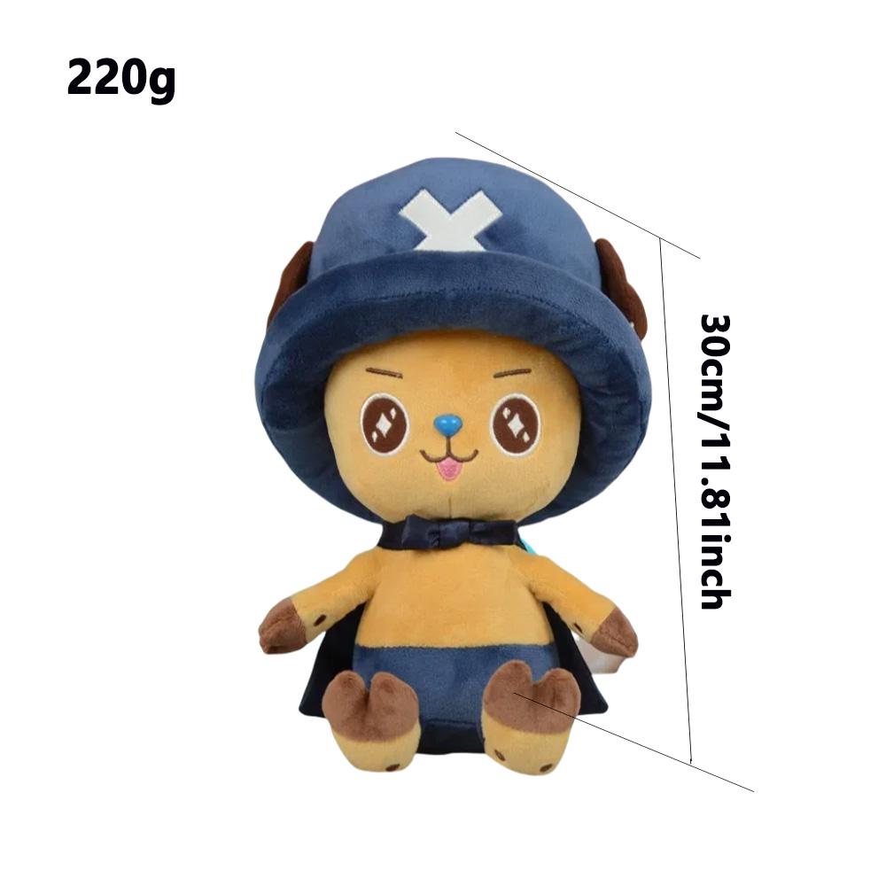 14-35cm/5.5-13.7inch Genuine ONE PIECE Stuffed Plush Toy Kawaii Plush Keychain Toy Tony Chopper Soft Stuffed Plush Doll Keychain