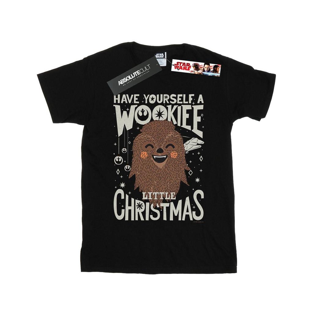 STAR WARS Boys Wookiee Little Christmas T-Shirt