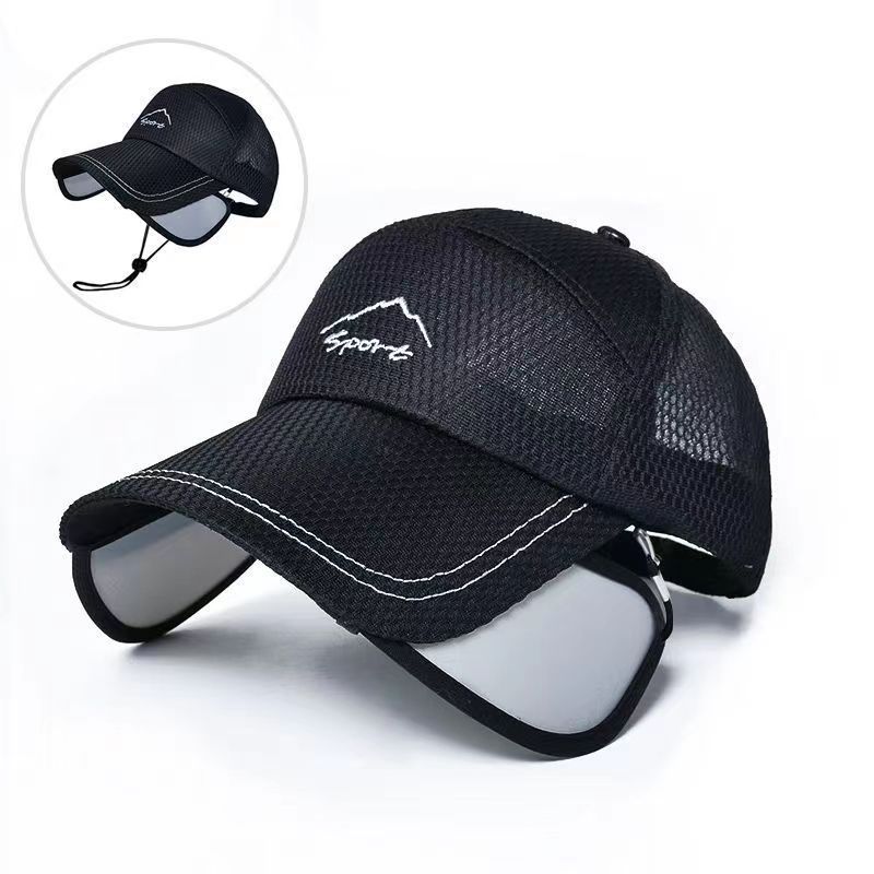 

Новая мужская сетчатая тонкая бейсболка для отдыха на природе для рыбалки дышащая кепка-утка летняя солнцезащитная шляпа солнцезащитная шляпа Adjustable