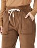 Wet U Monogatari Corduroy Jogger Sizes Pants, Women's, Brown, M-L