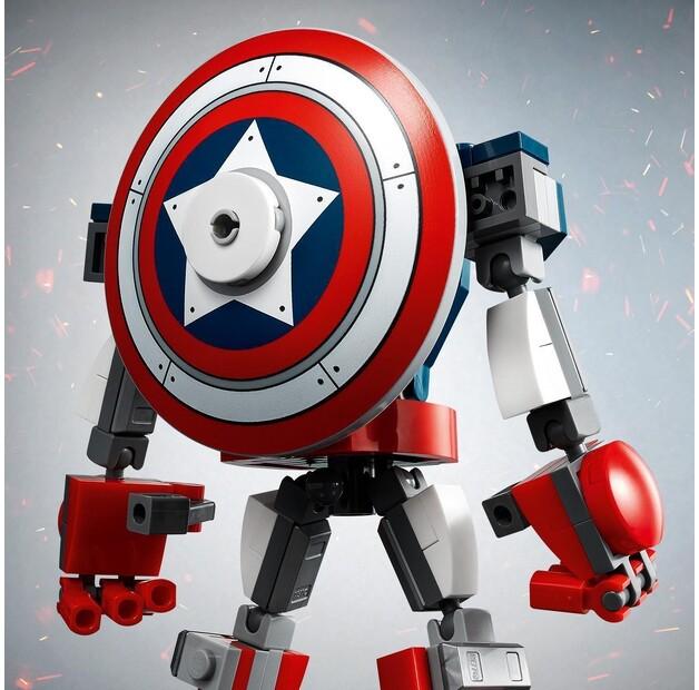 LEGO Marvel Avengers 76168 Captain America's Armored Mech