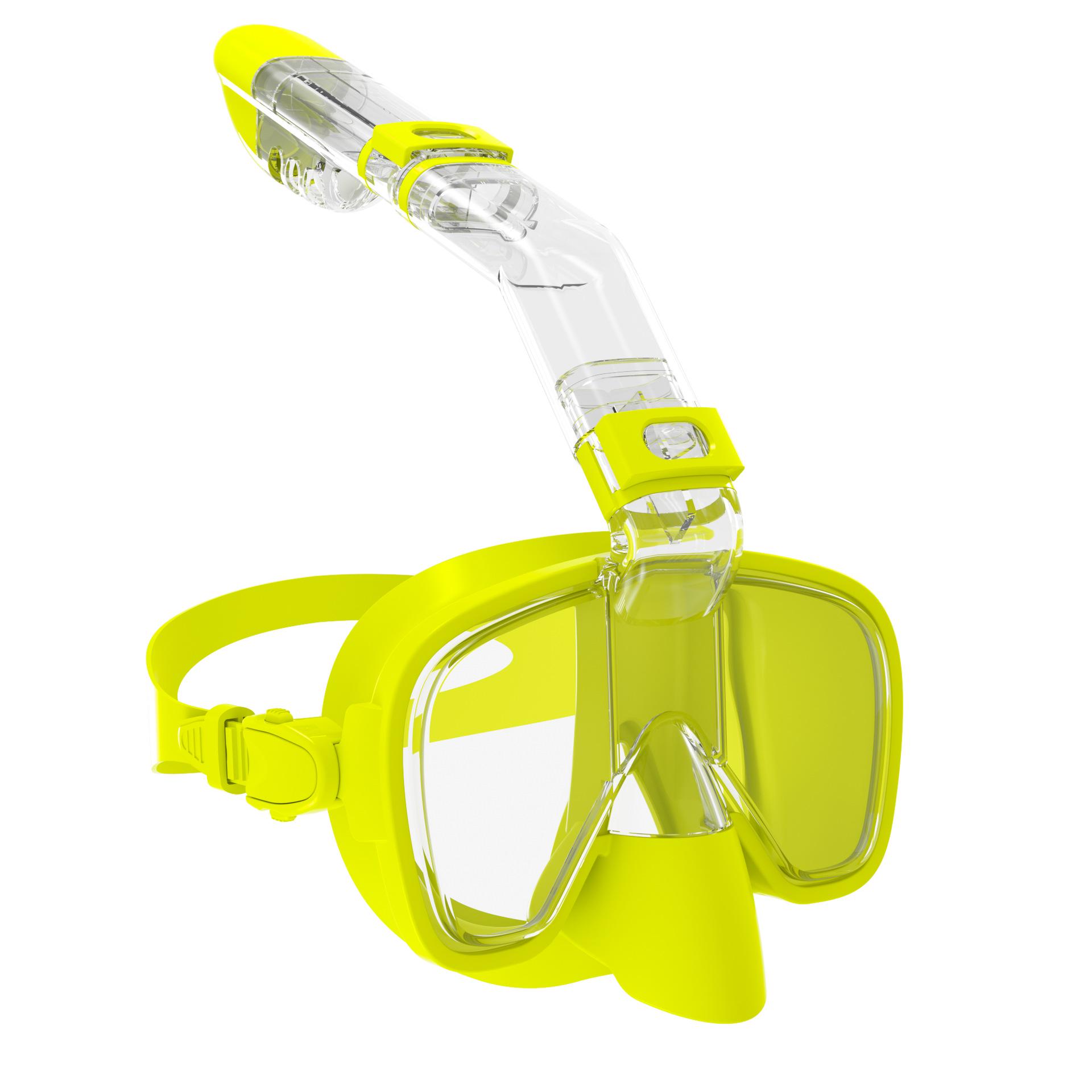 

Водонепроницаемая маска для дайвинга и снорклинга с защитой от запотевания, полностью сухая, для взрослых и детей Small жёлтый