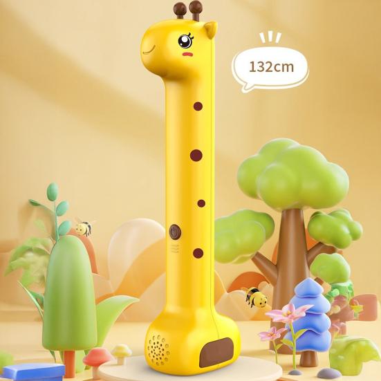 Dispositivo Digital de Medição de Altura para Crianças Girafa de Desenho Animado Estadiômetro de Altura Sem Fio Portátil Preciso Inteligente Crianças Adultos Ferramenta de Escala de Medição de Altura