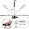 Telescopic Handheld Automotive Windshield Cleaner With Adjustable Length Stainless Plastic Wiper Tool For Universal Use